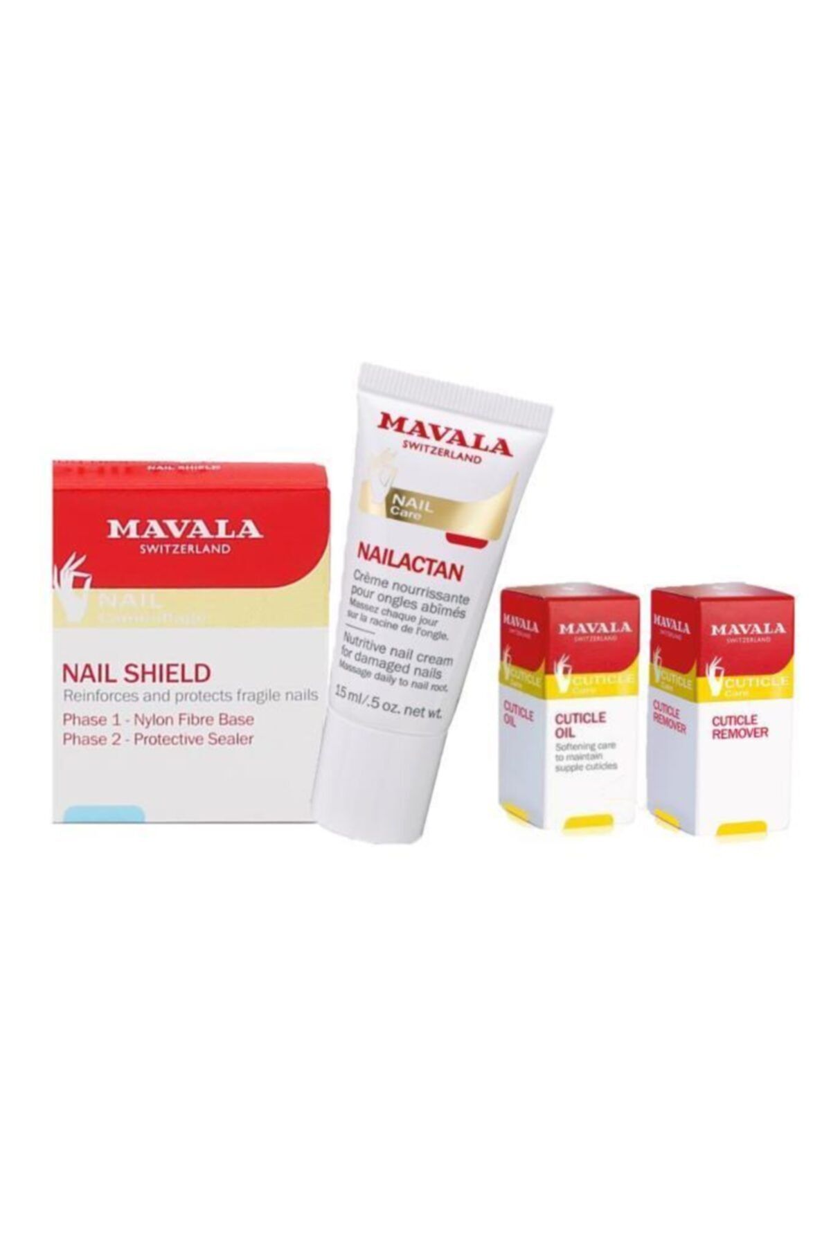 Mavala Nailactan Besleyici Tırnak Kremi 15 Ml Set