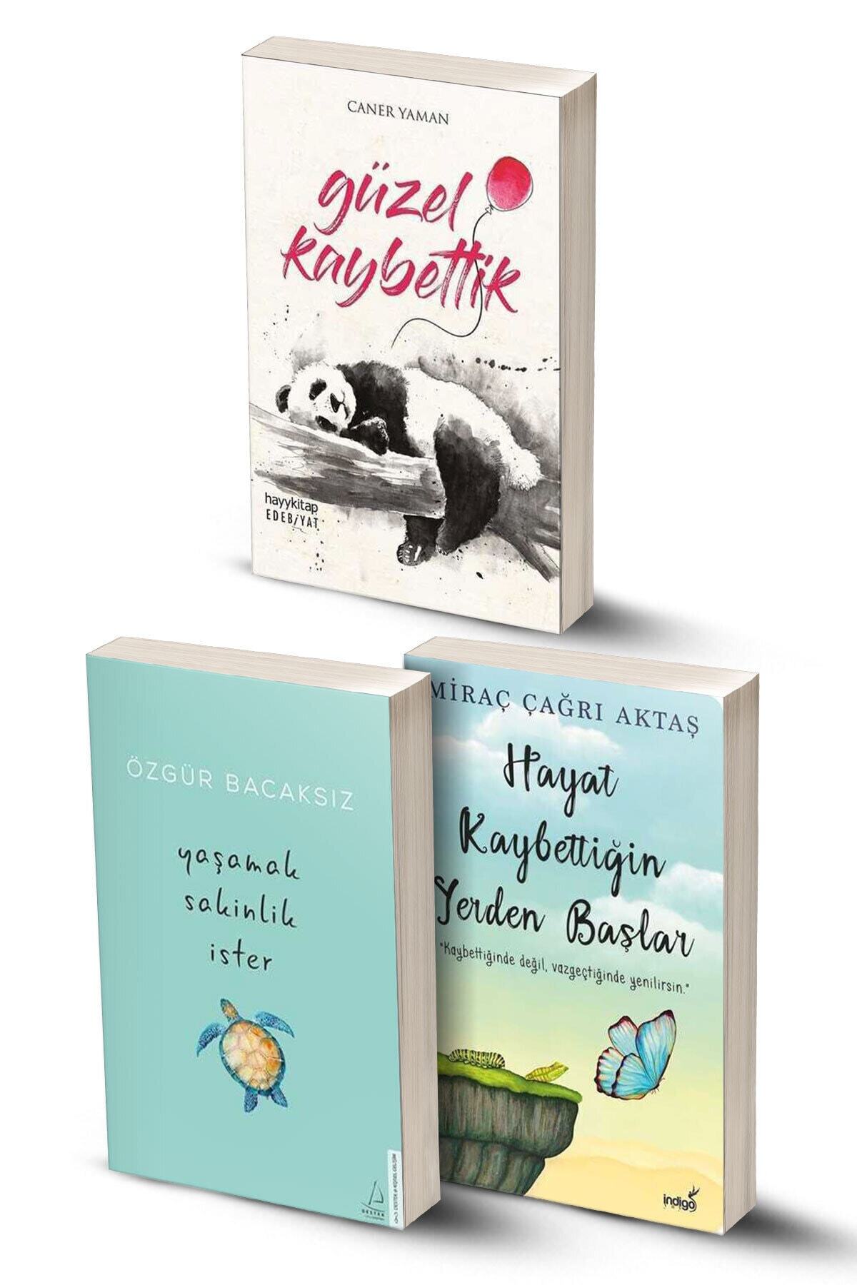 KOLEKTİF 3 Kitap / Güzel Kaybettik - Yaşamak Sakinlik Ister - Hayat Kaybettiğin Yerden Başlar