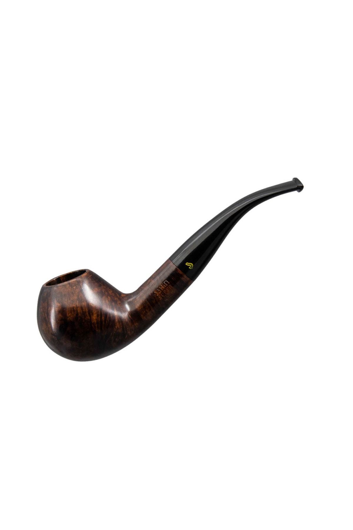 Şahin Üç Yıldız 276 9mm. Filtreli Ebonit Saplı Pipo