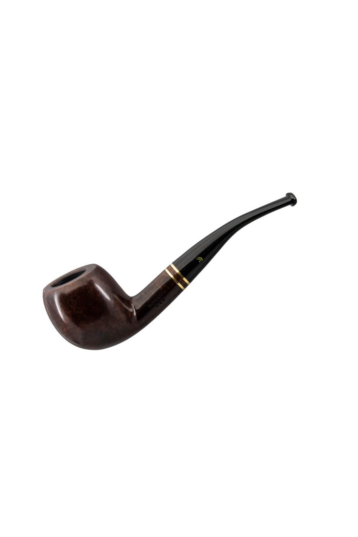 Şahin Üç Yıldız 370 9mm. Filtreli Ebonit Saplı Pipo