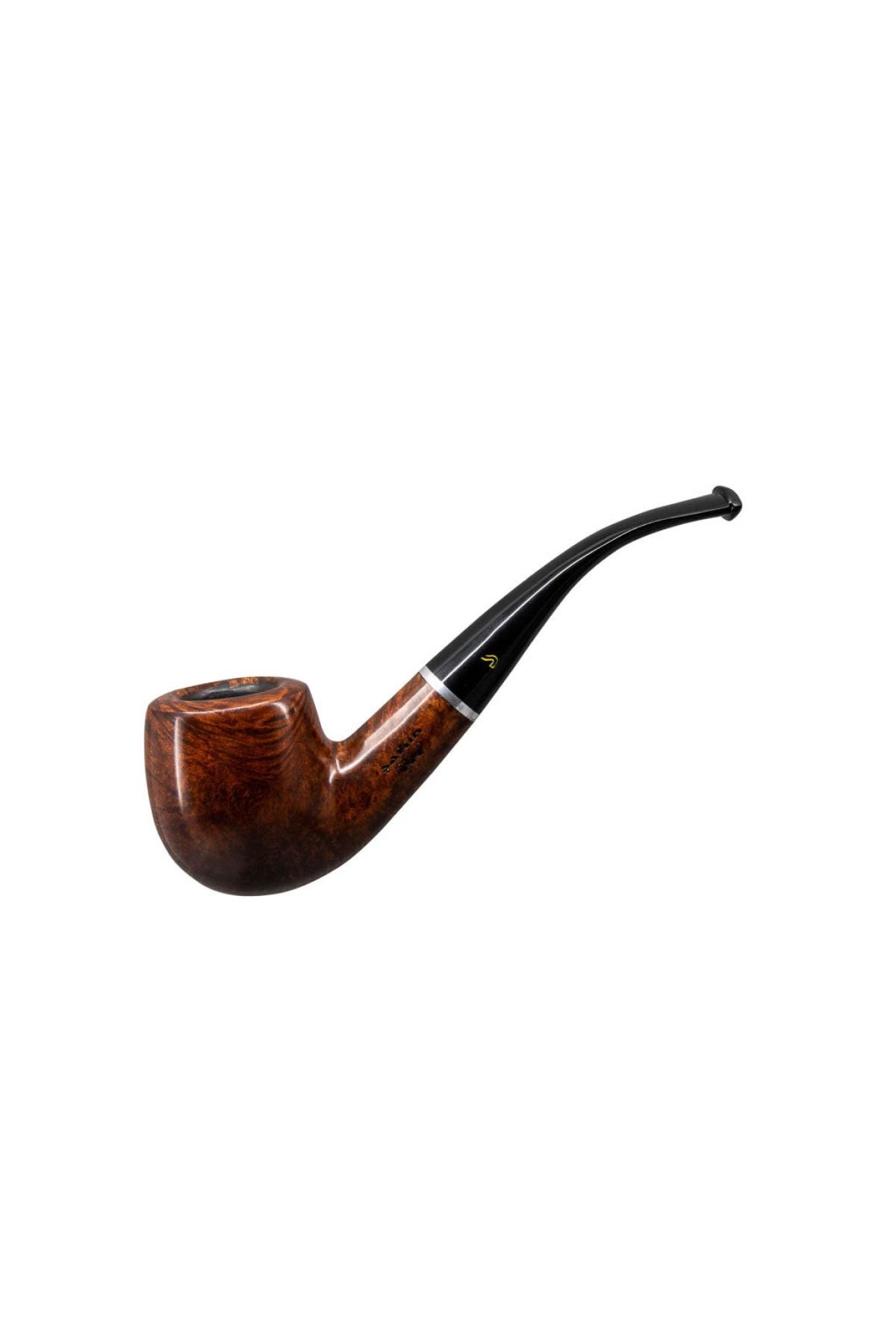 Şahin Üç Yıldız 241 9mm. Filtreli Ebonit Saplı Pipo