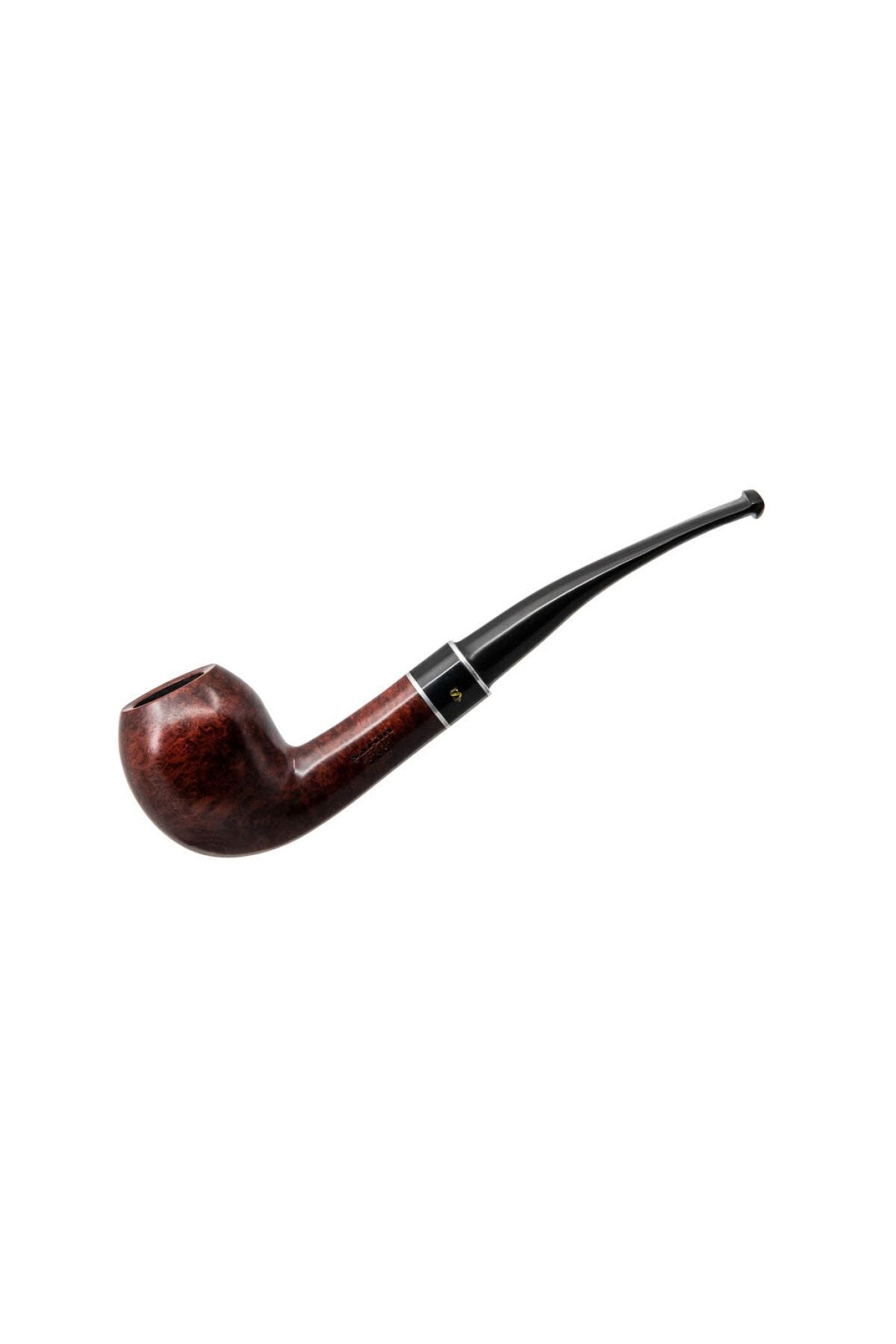 Şahin Churchwarden 165 9mm. Filtreli Ebonit Saplı Pipo