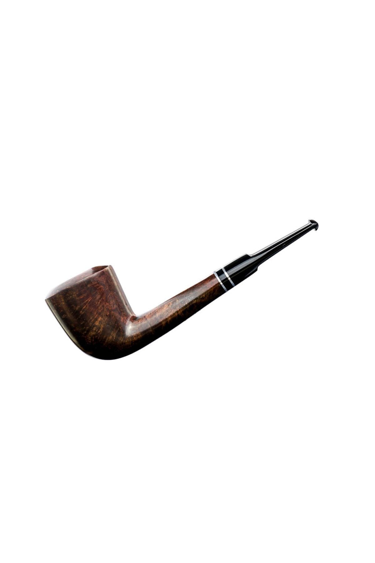 Şahin Üç Yıldız 406 6mm. Filtreli Ebonit Saplı Pipo