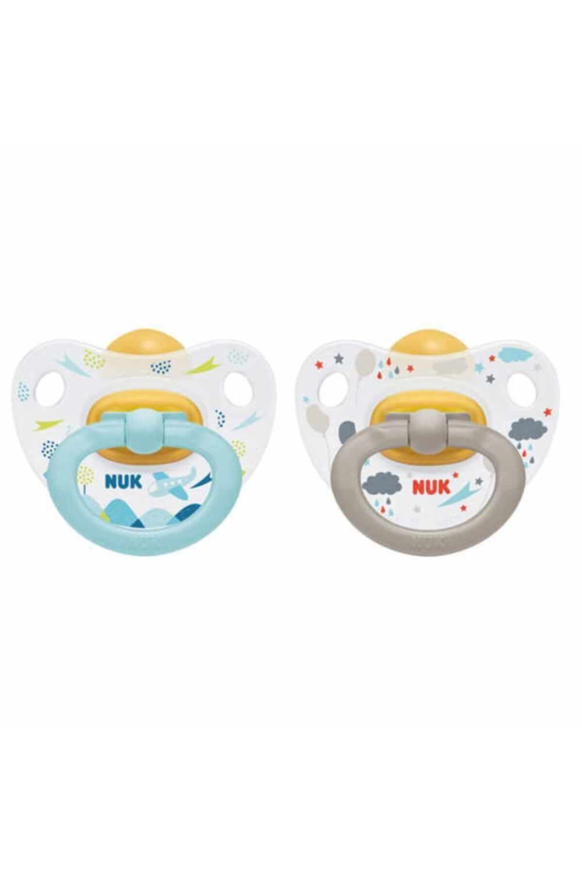 Nuk Happy Kids Kauçuk Emzik 2li 0+ Ay - Erkek