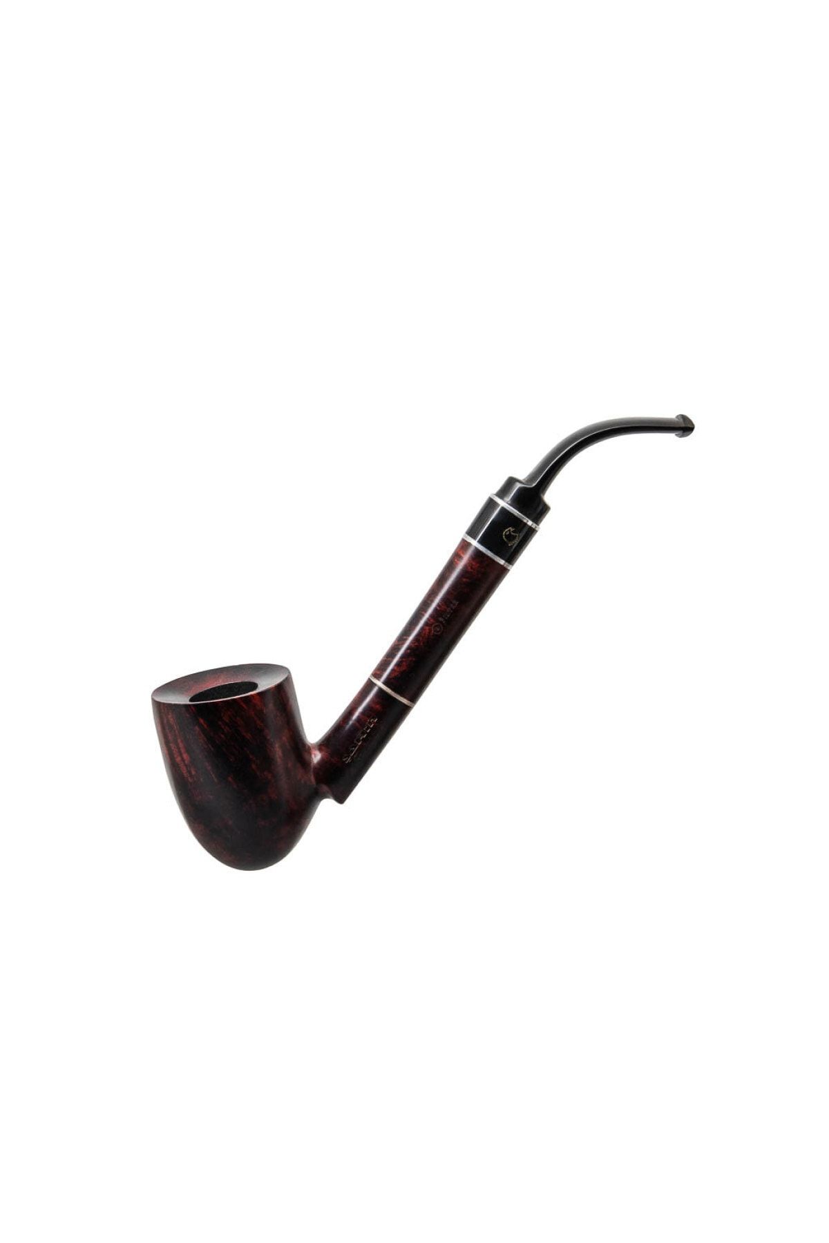 Şahin Iki Filtreli 874 9mm. Filtreli Ebonit Saplı Pipo