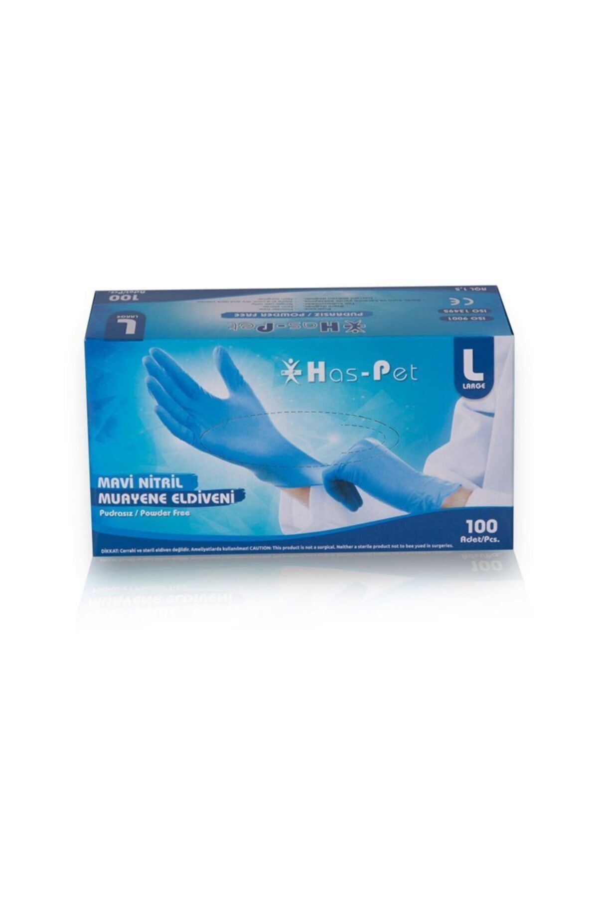 HasPet Mavi Nitril 100'lü L