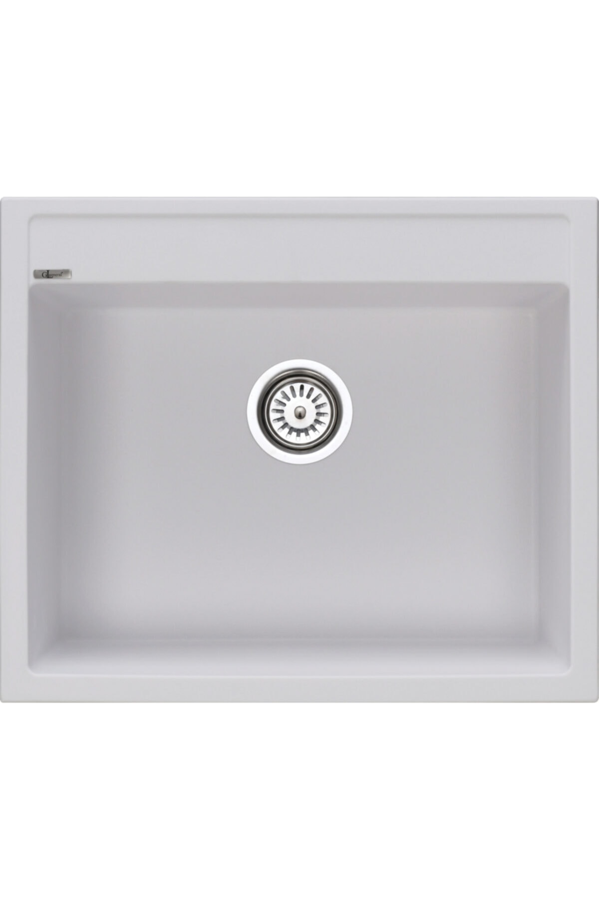 GL GENERAL - Tezgah Üstü Granit Eviye Beyaz