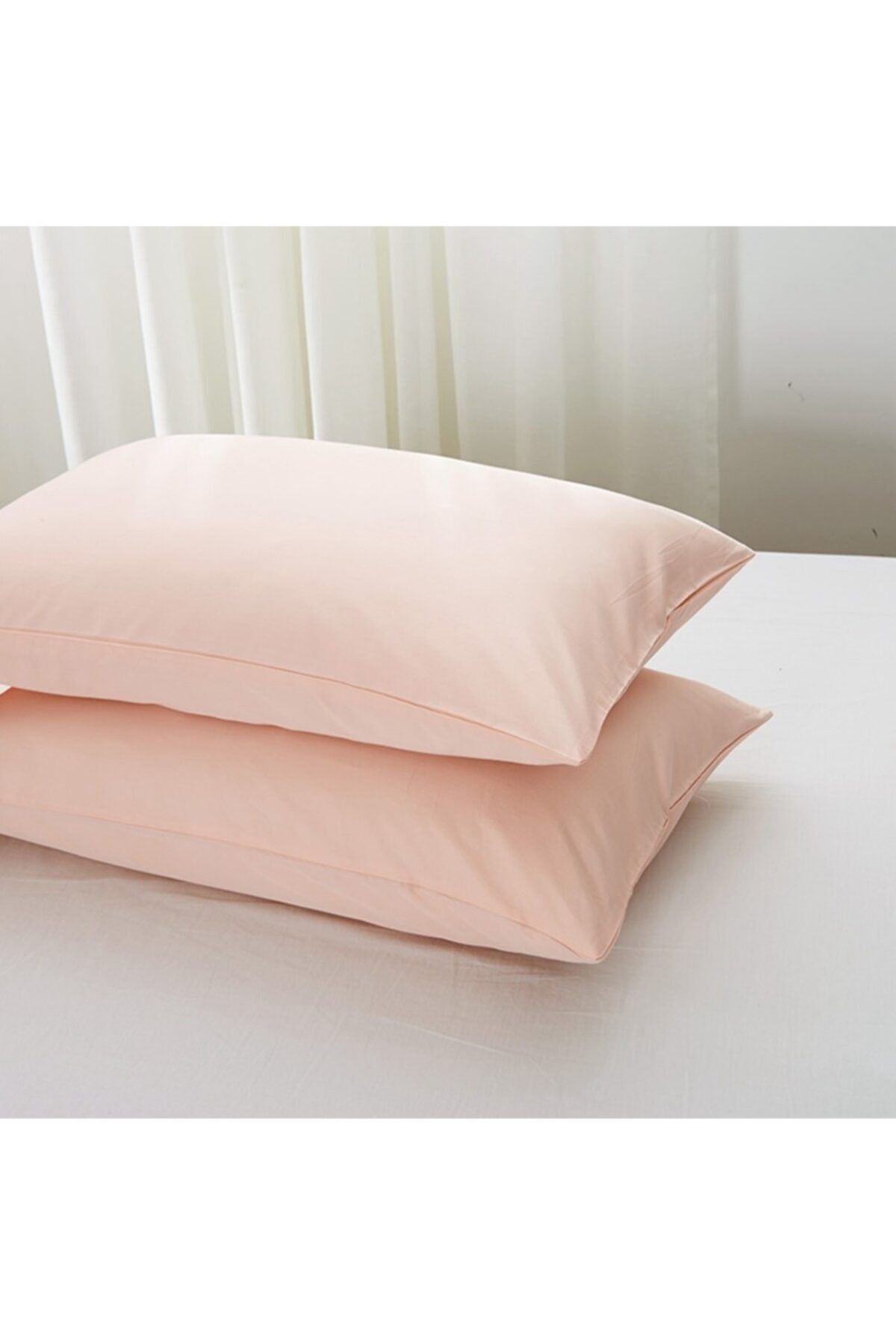 ayhan home ev tekstili Yavruağzı Pamuklu 2'li Yastık Kılıfı 50x70 Cm