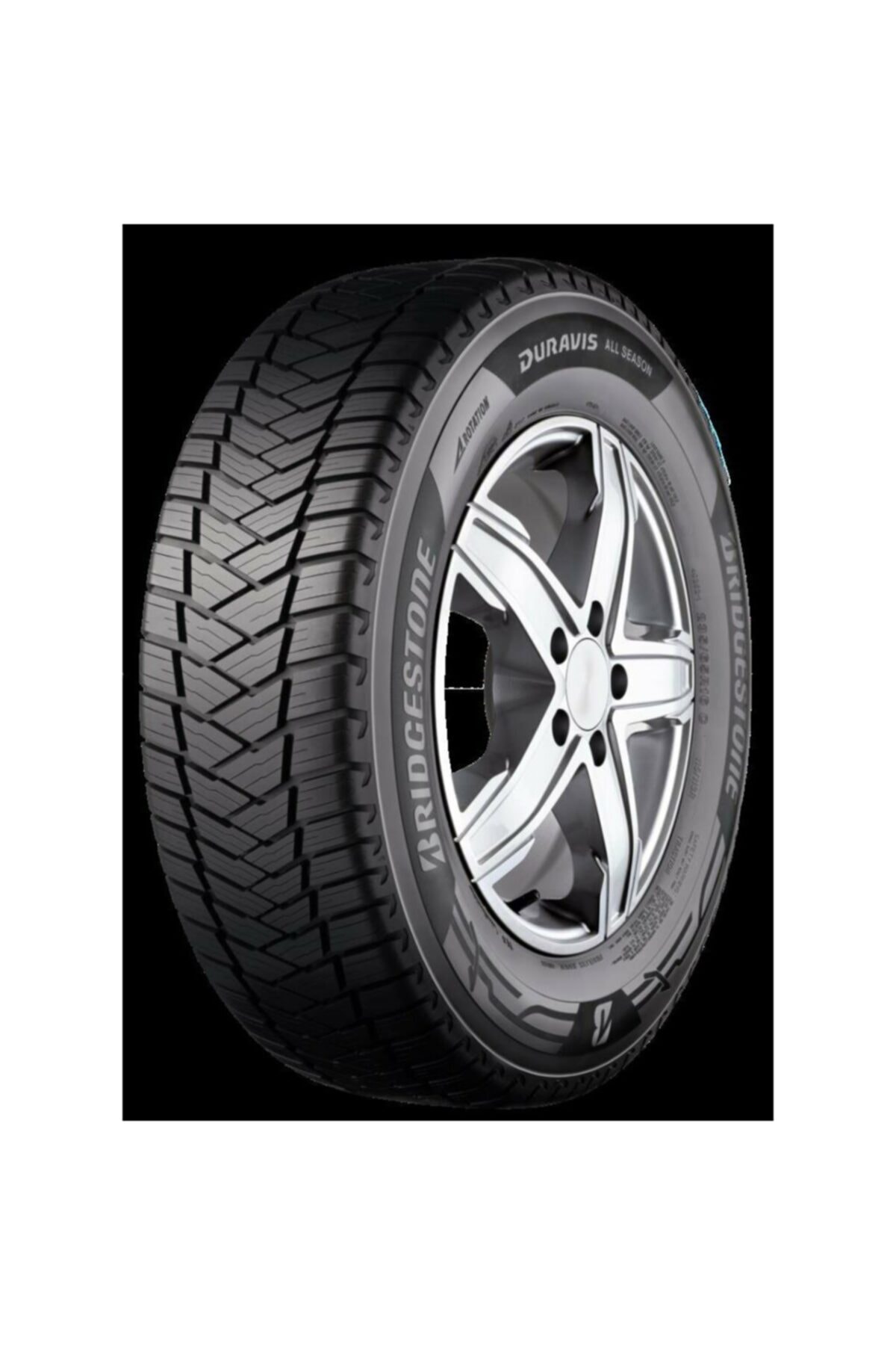 Bridgestone 225/75r16 121r Duravıs All Season Hafif Ticari Dört Mevsim Lastiği (üretim Yılı:2021)