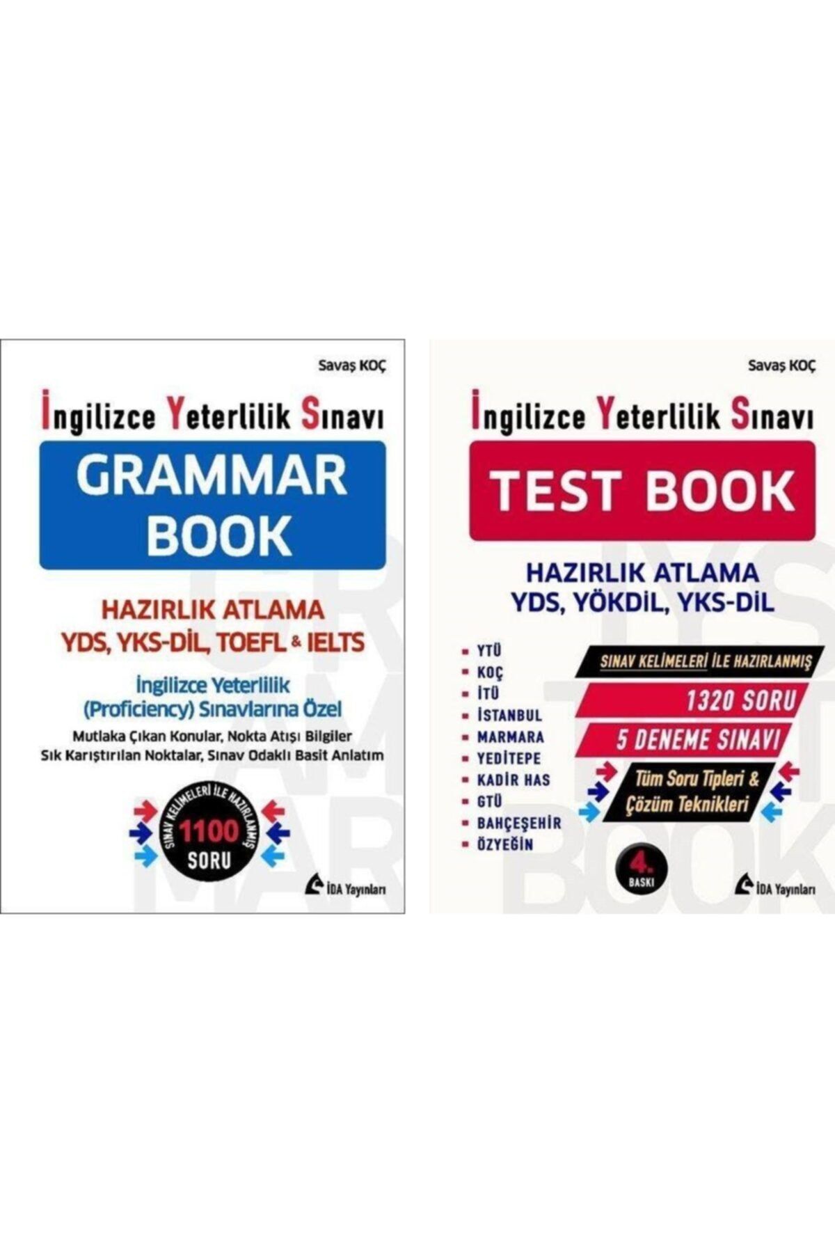 İDA Yayıncılık Ingilizce Yeterlilik Sınavı - Iys Test Book + Grammar Book 2 Kitap/ Savaş Koç