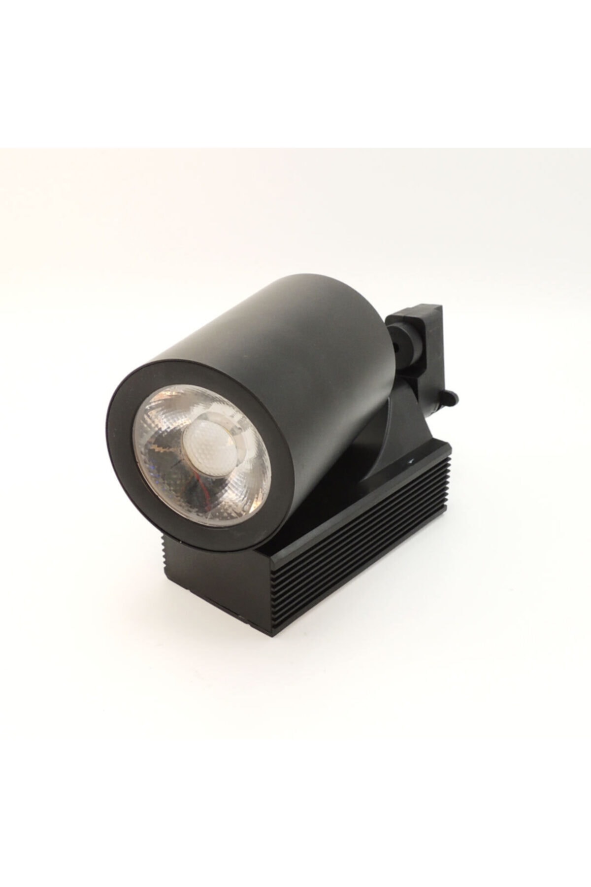 Sunlight Silindir Siyah Raylı Tasarruflu Led Spot Armatür Lamba 20 Watt