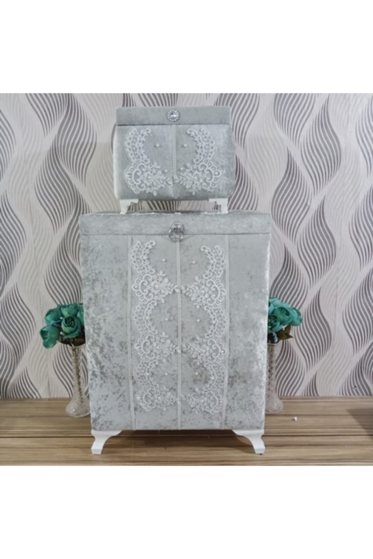 Sonem Çeyiz Kirli Banyo Çamaşır Sepeti 2'li 0946g