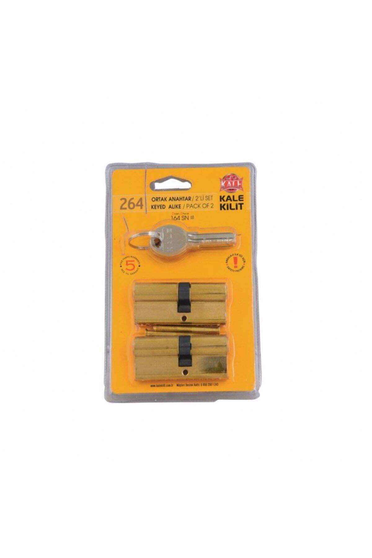 Kale Kilit 2 Li Kilit Sistem Silindir 68 Mm