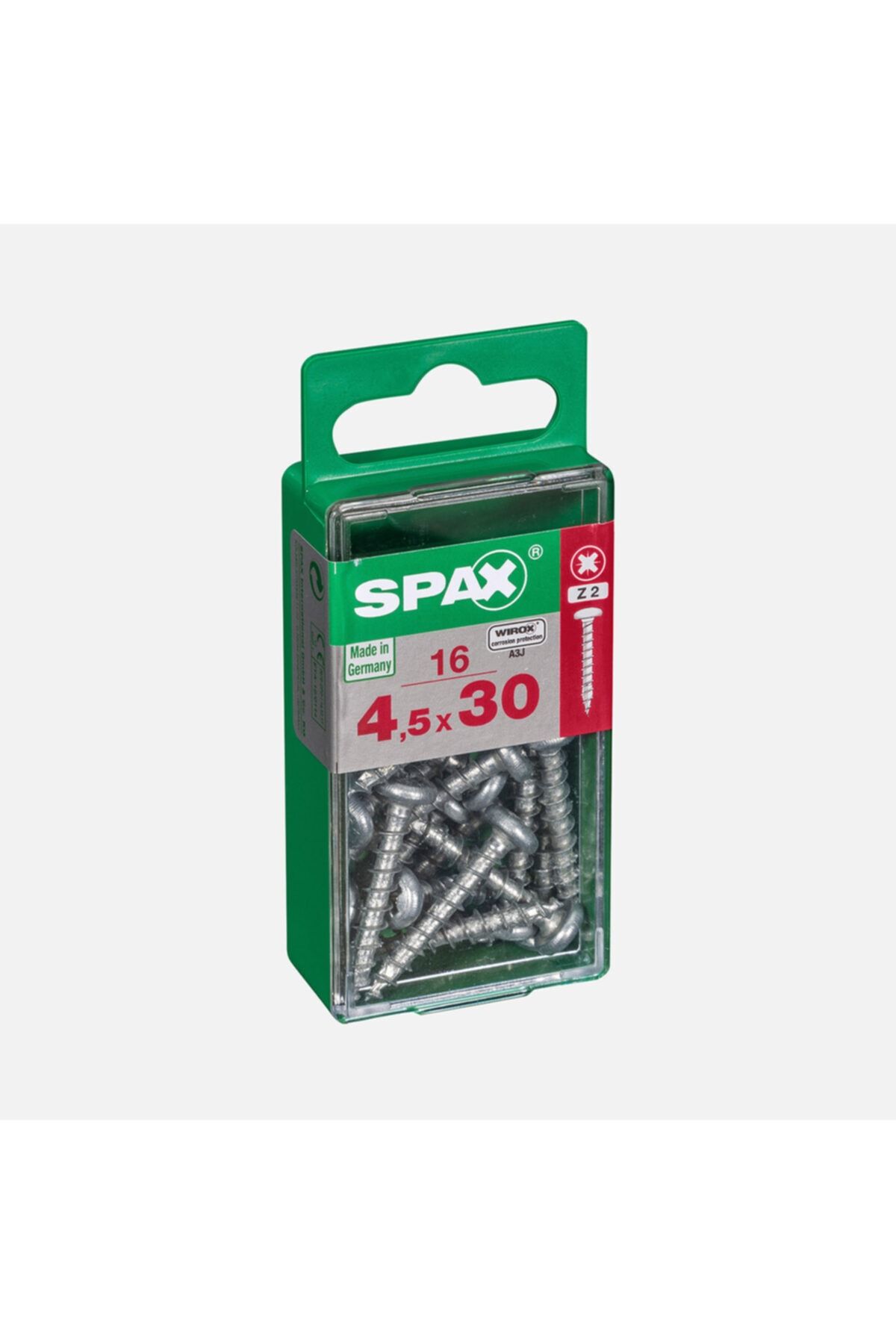 Spax Yuvarlak Başla Vida 4.5x30