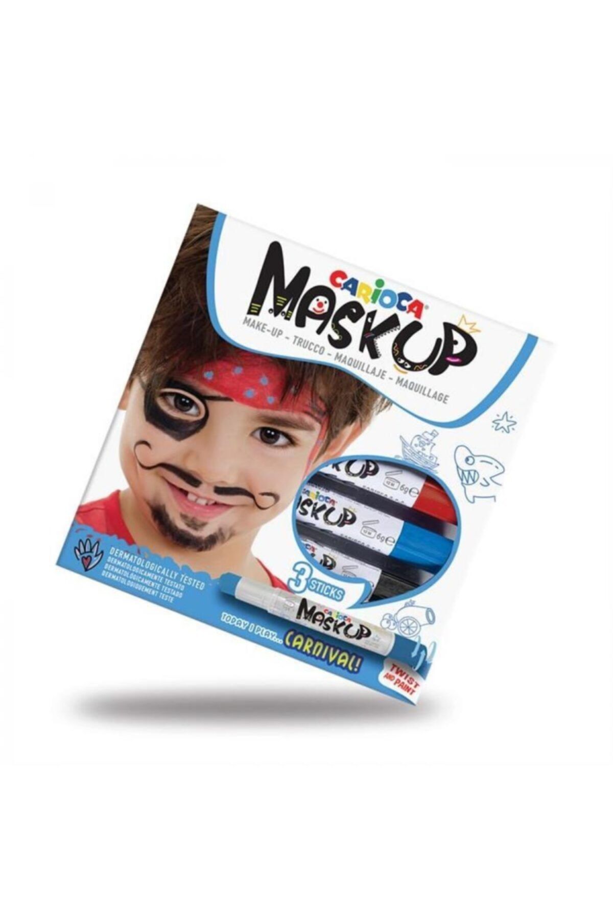 CARIOCA Maskup Yüz Boyası Carnival 3lü