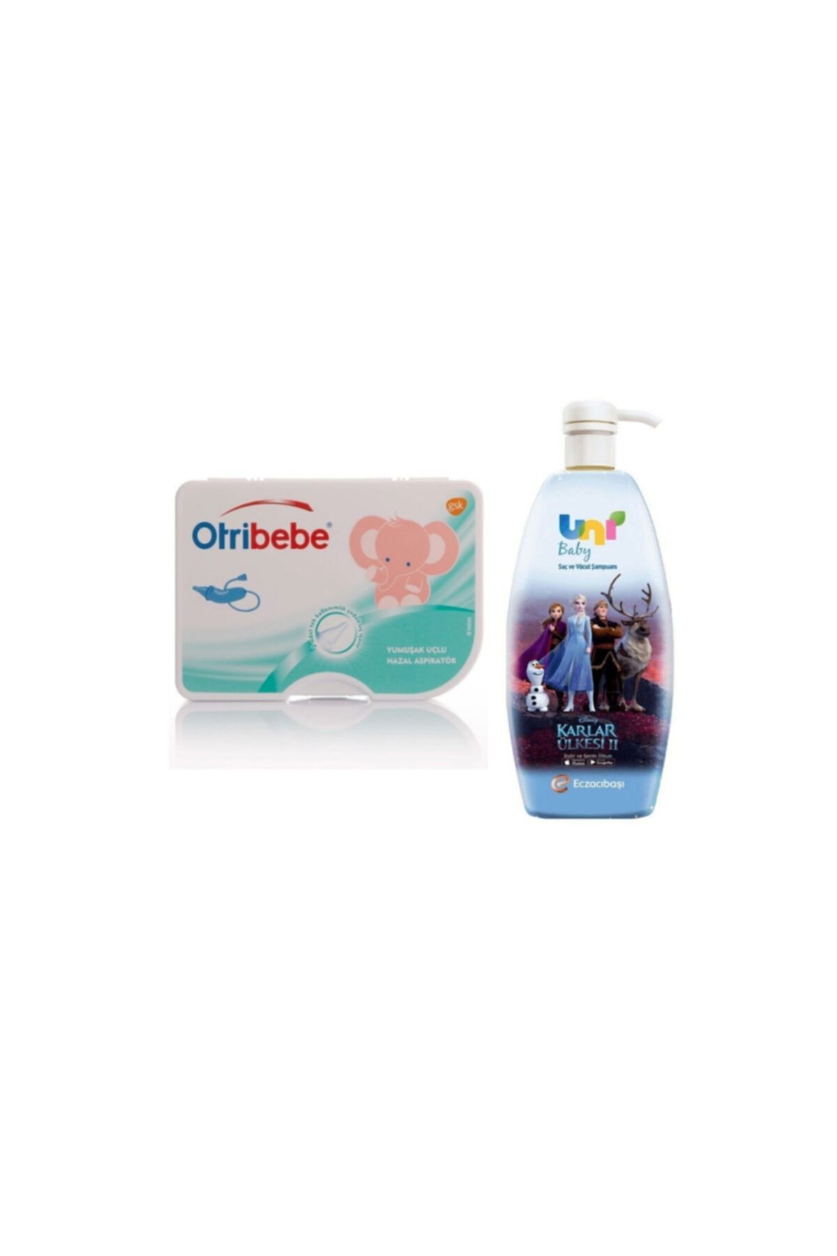 Otribebe Yumuşak Uçlu Nazal Aspiratör + Uni Baby Frozen Bebek Şampuanı 700 ml