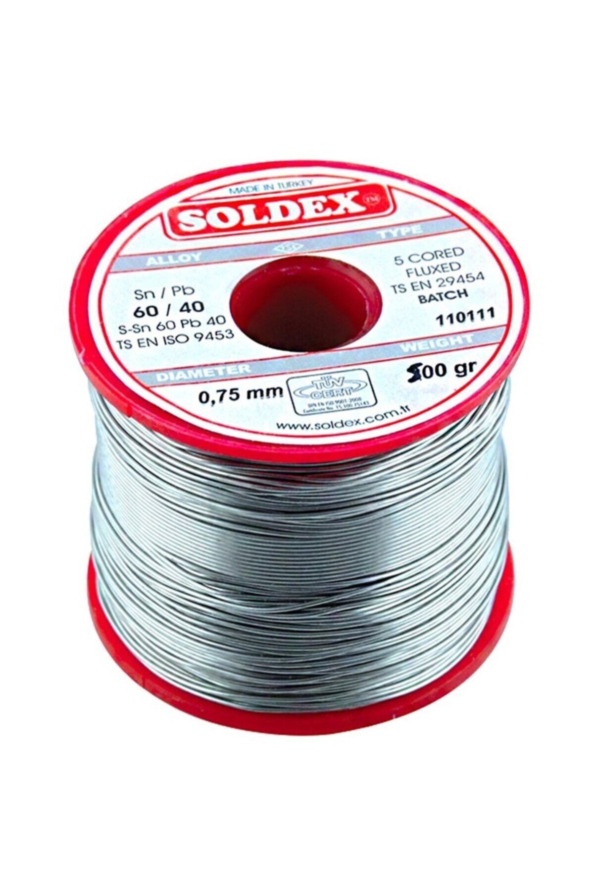 Soldex 500 Gr Lehim 0,75 Mm Ince Sn60 Pb40