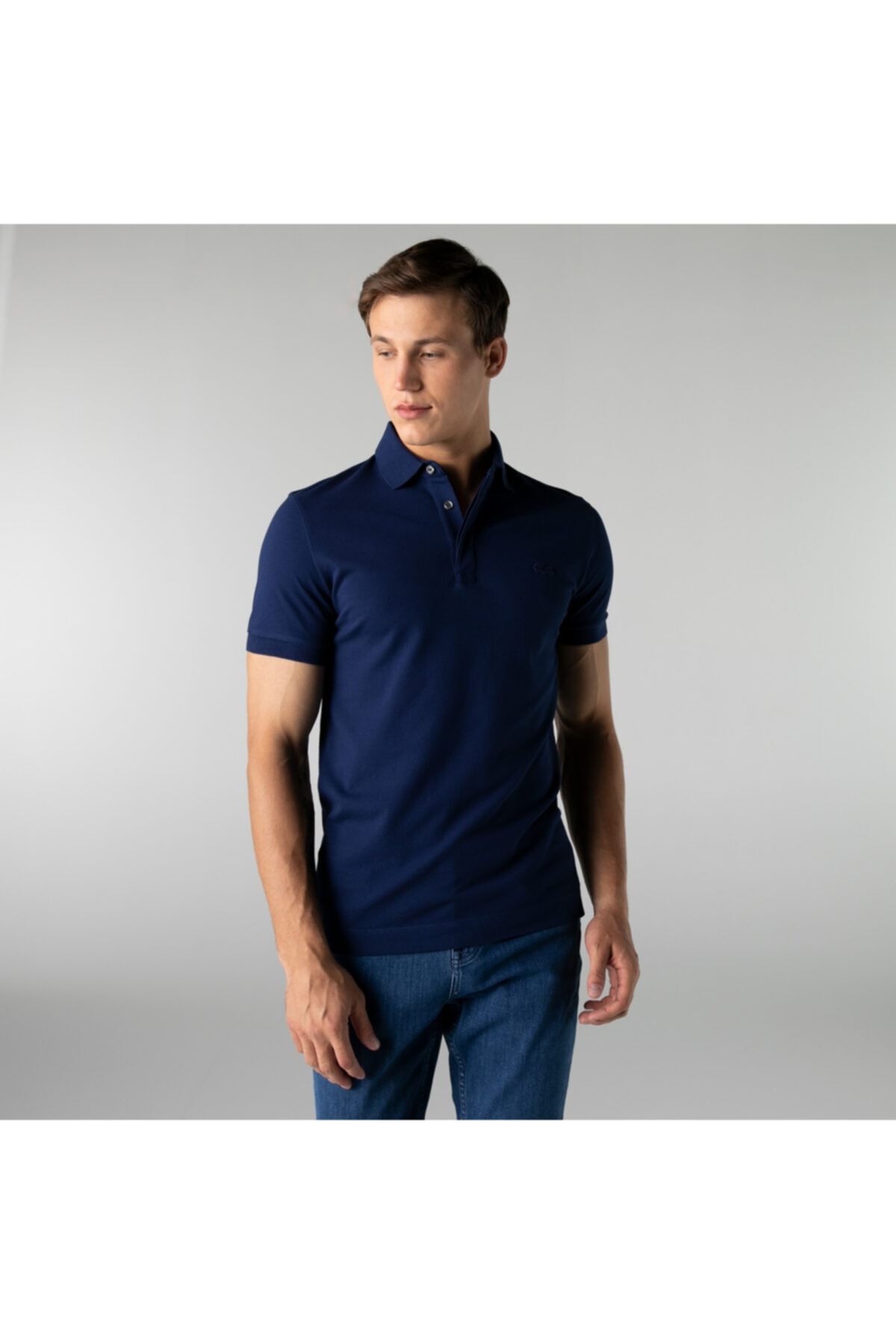 Lacoste Erkek Regular Fit Lacivert Polo PH5522