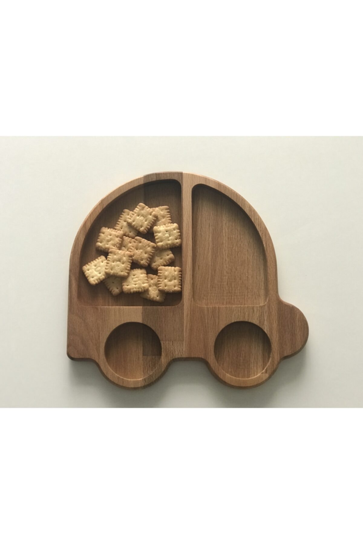 Garya Ahşap Atölyesi Araba Çocuk Kahvaltılık Tabak