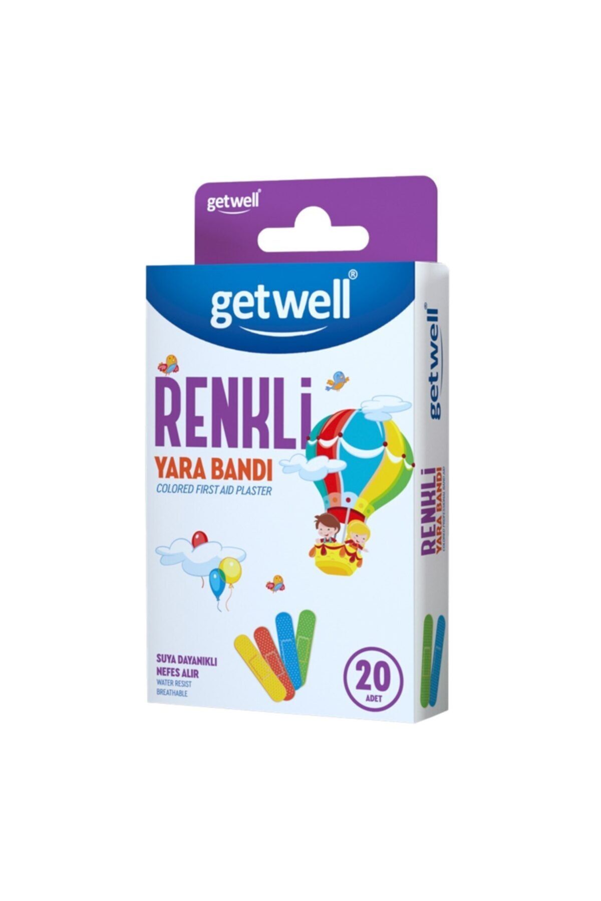 Getwell Renkli Yara Bandı 20'li