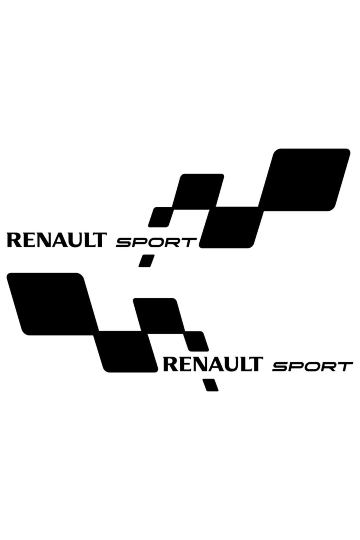 Quart Aksesuar 2 Adet 30 Cm Renault Sport Sticker, Araba Sticker, Oto Sticker