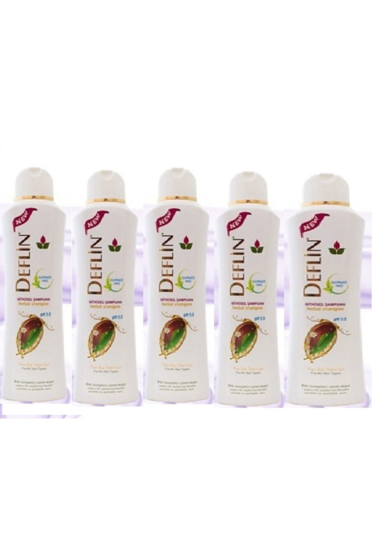 DEFLİN Bitkisel Şampuan 500ml 5 Adet