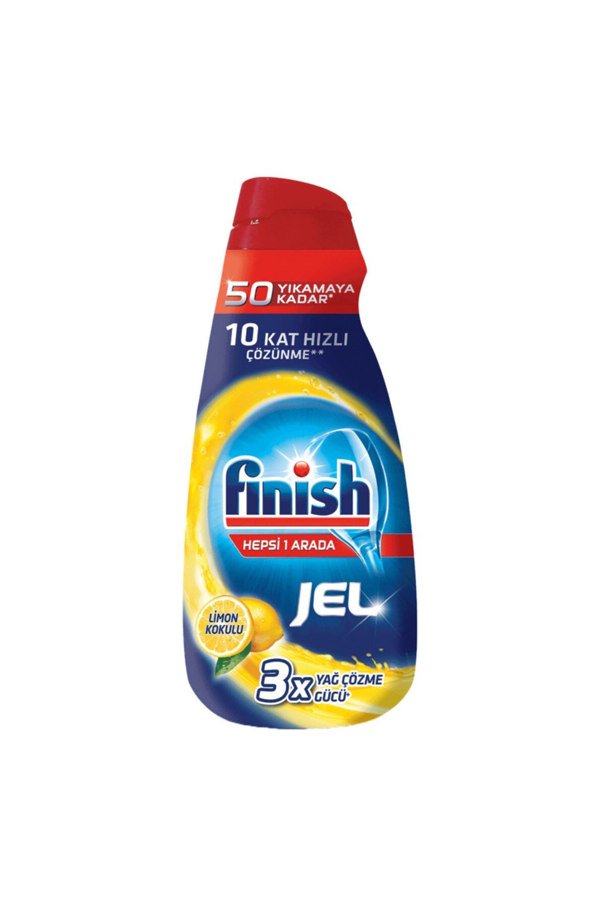 Finish Hepsi Bir Arada Jel Bulaşık Deterjanı Limon 1000 ml