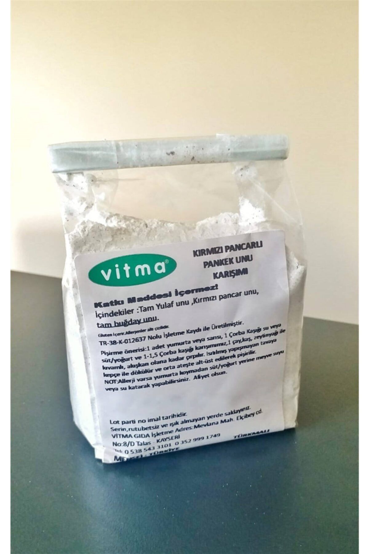 Vitma Kırmızı Pancarlı Pankek Unu Karışımı