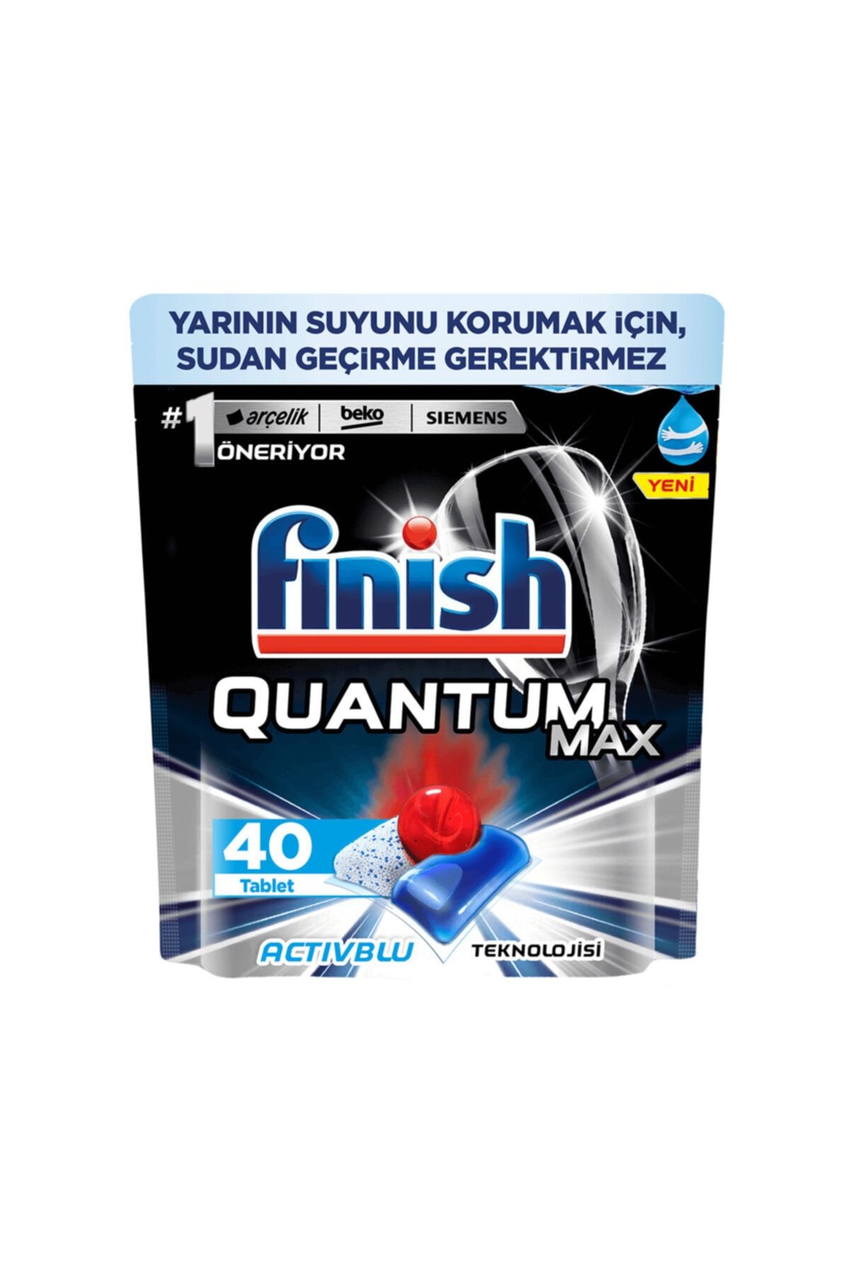 Finish Powerball Quantum Max Bulaşık Deterjanı 40 Kapsül