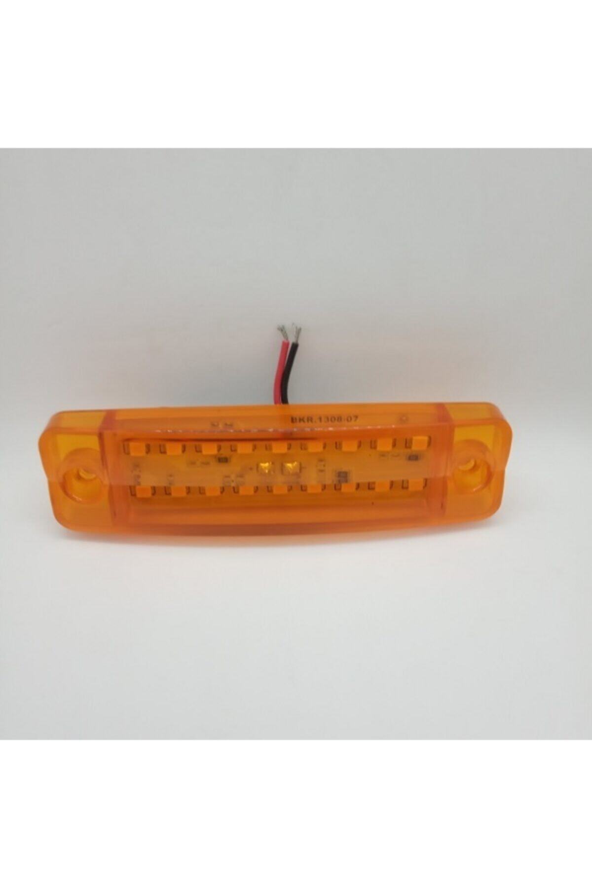 T.A.S. 18 Ledli Parmak Led Lamba Sarı 24v (2 Adet)