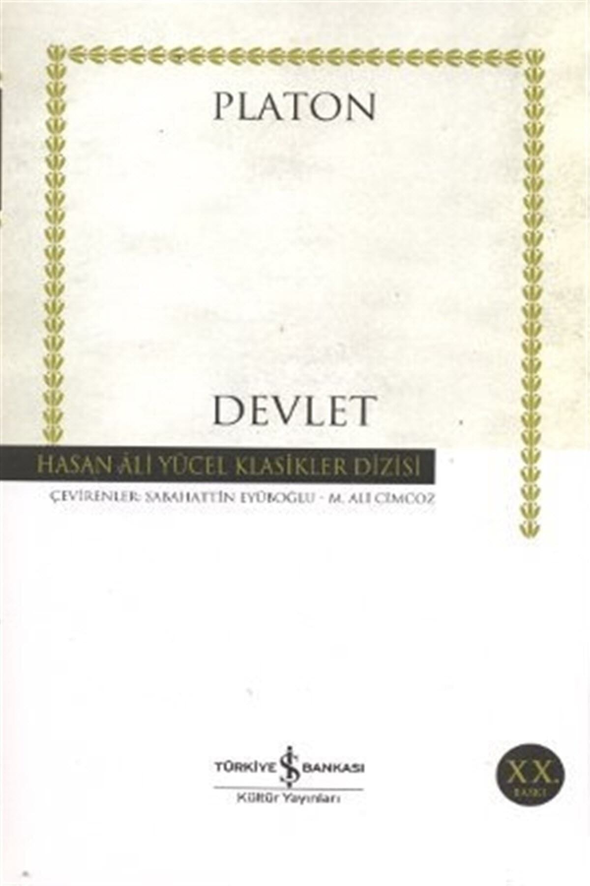 TÜRKİYE İŞ BANKASI KÜLTÜR YAYINLARI Devlet - Platon (Eflatun)