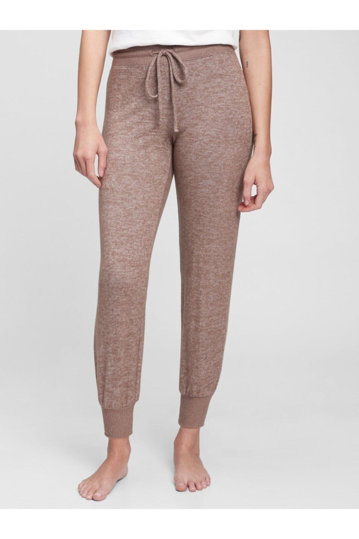 GAP Kadın Kahverengi Yumuşak Dokulu Pijama Altı