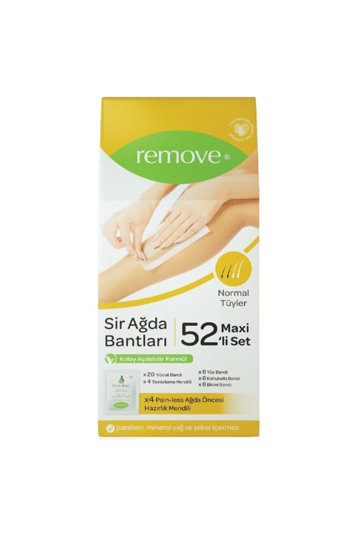 remove Sir Ağda Bant Normal Tüyler 52'li