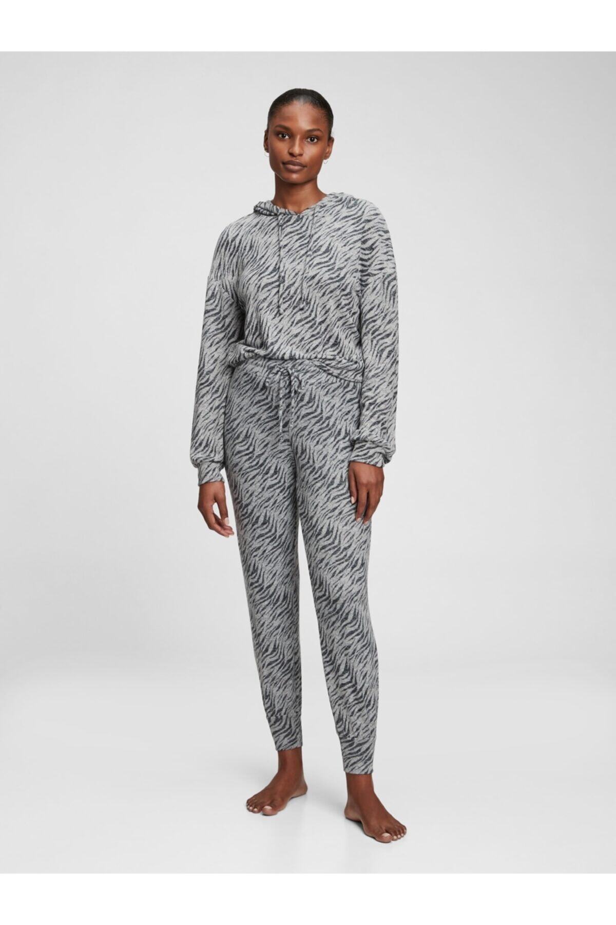 GAP Kadın Beyaz Yumuşak Dokulu Pijama Altı