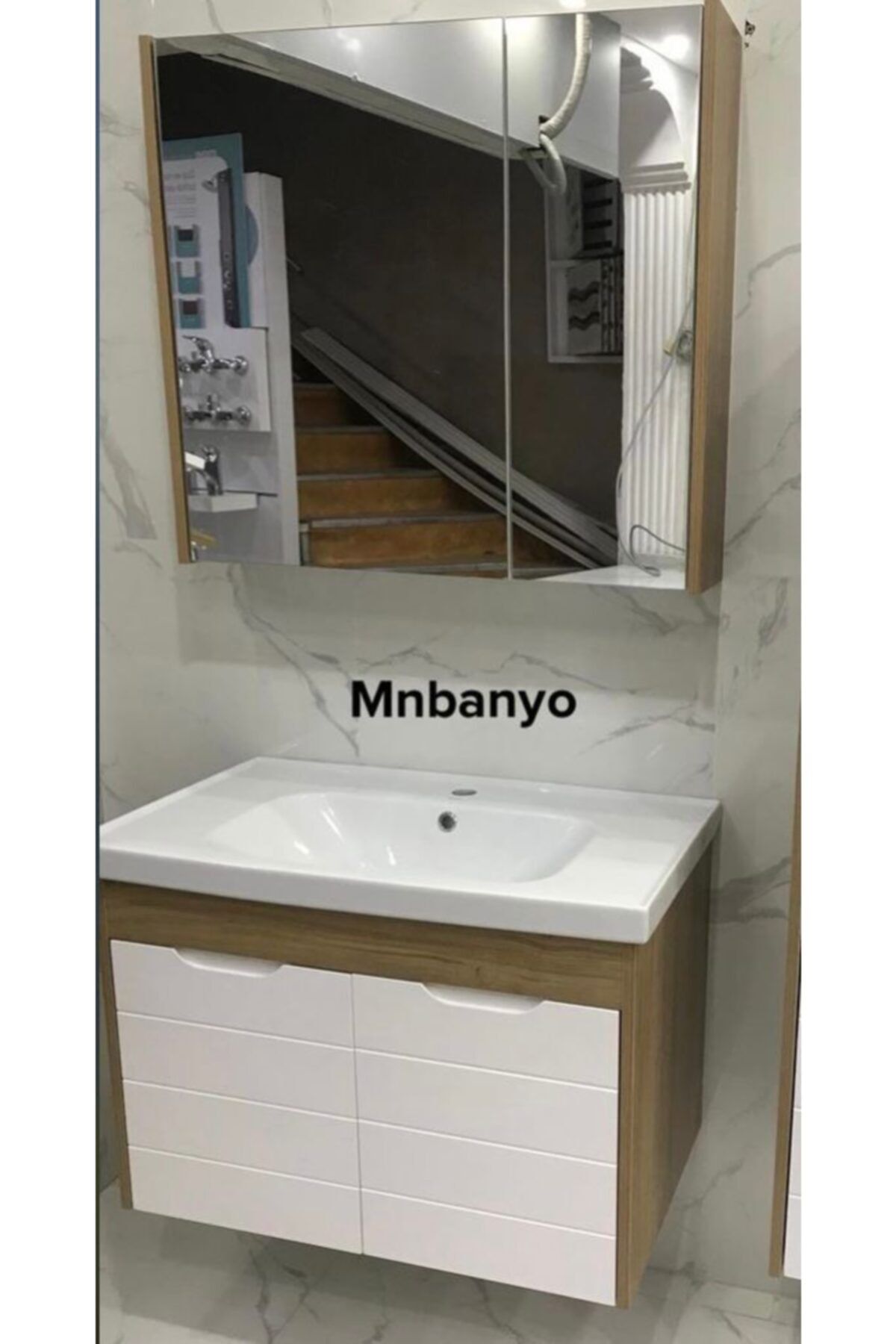 EVROS Melisa 80 Cm Banyo Dolabı