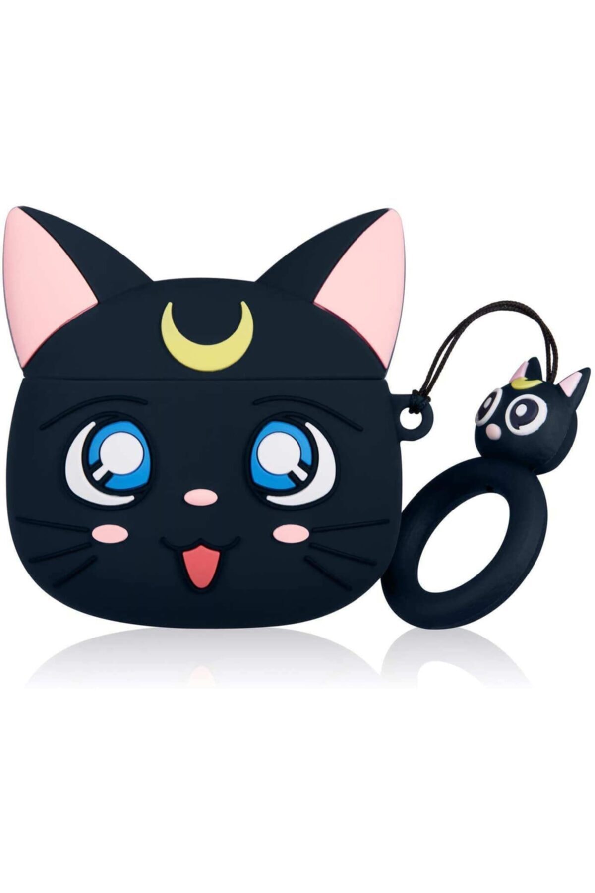 HappyCase Airpods Uyumlu  Koruyucu Kılıf Sailormoonsiyah  Airpods 1 Ve 2