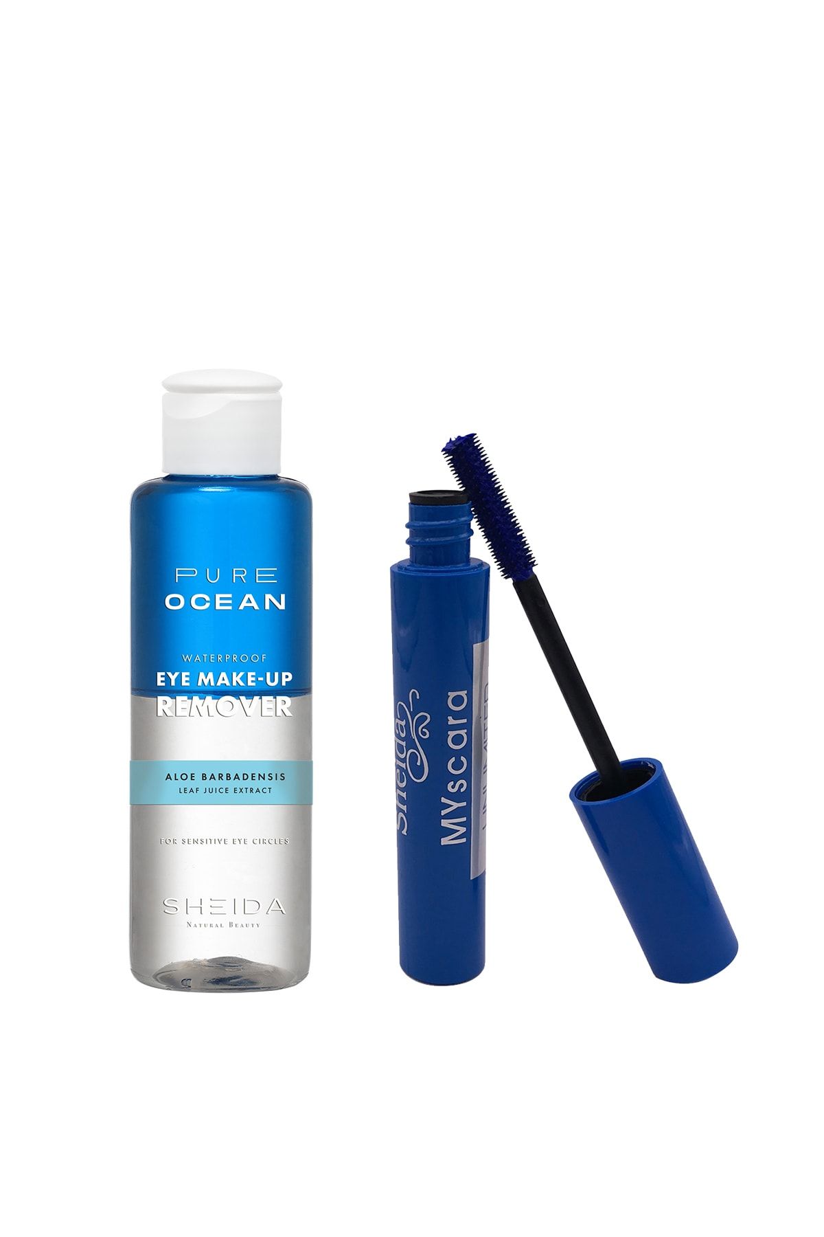 Sheida Myscara Ultimated Mavi Ve Pure Ocean Çift Faz Göz Makyaj Temizleme 150ml