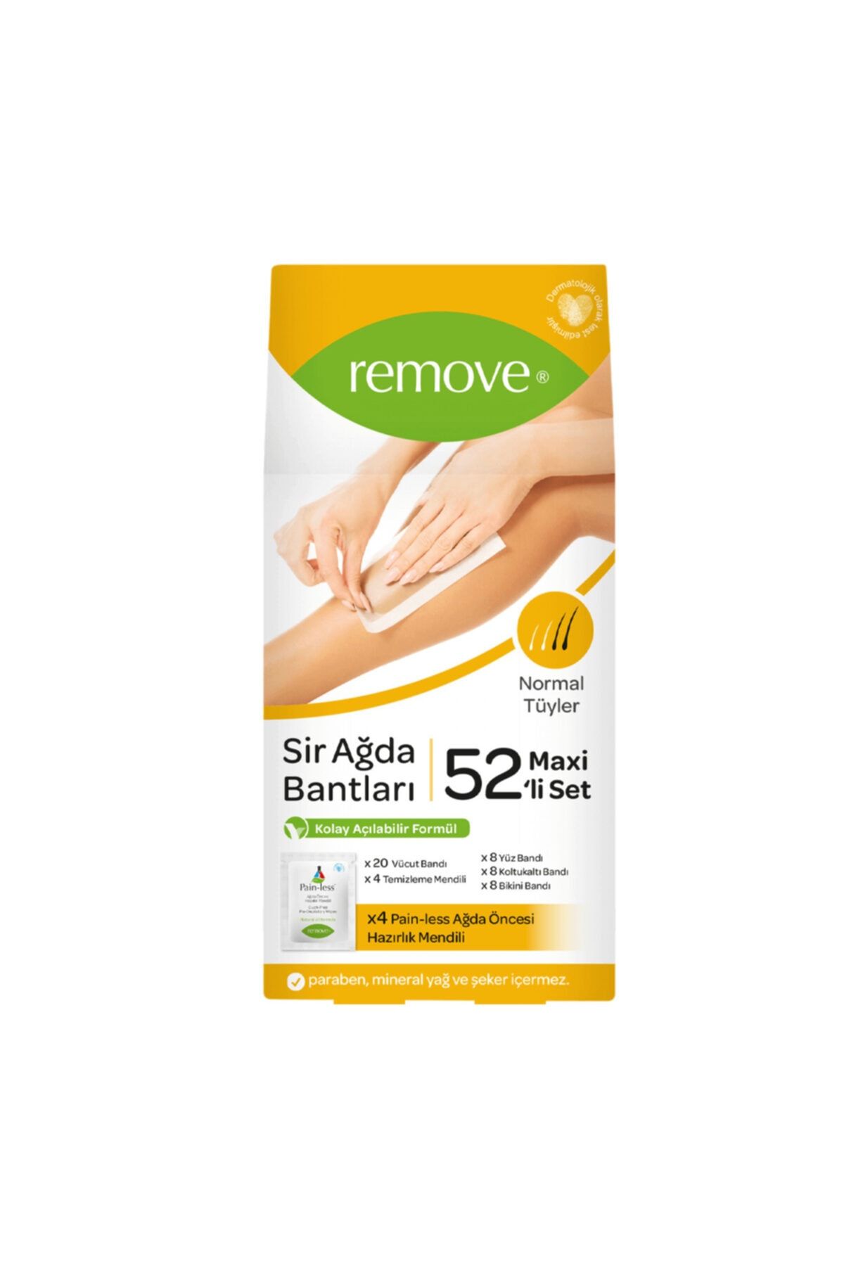 remove Sir Ağda Bandı Normal Tüyler 52 Adet