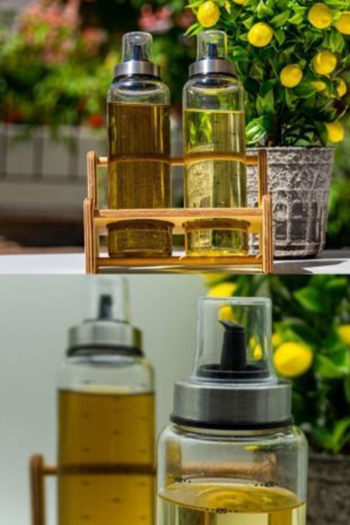 Multiamo Ahşap Stant 2 Adet 500 ml
