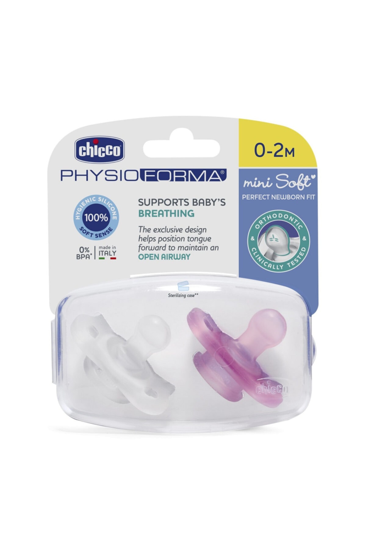 Chicco Physıoforma Mını Soft Kız 0-2 Ay İkili