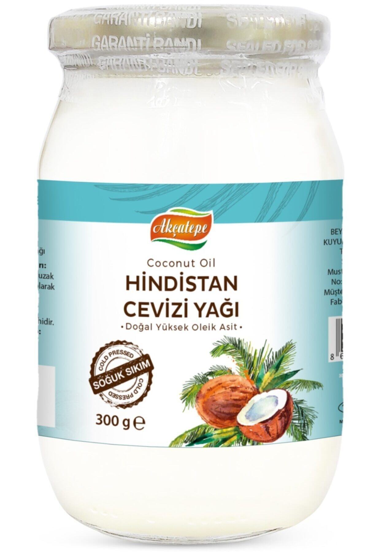 akçatepe Soğuk Sıkım Doğal Hindistan Cevizi Yağı 300ml
