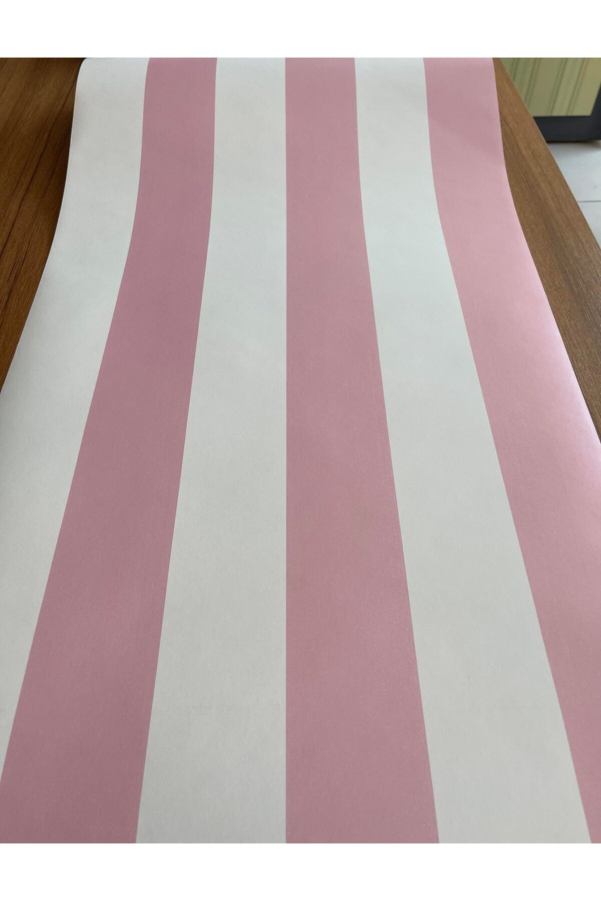 BAŞYAPI DİZAYN Pembe Çizgili Duvar Kağıdı 2614 (5m²)