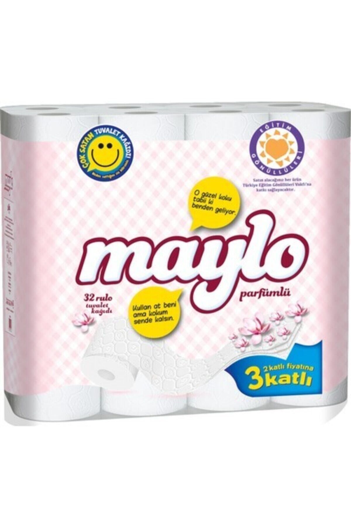 Maylo 3 Katlı Tuvalet Kağıdı 32 Rulo (parfümlü)