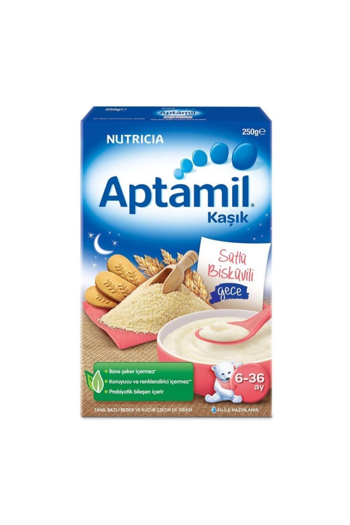 Milupa Aptamil Sütlü Bisküvili Gece Kaşık Maması 250 Gr