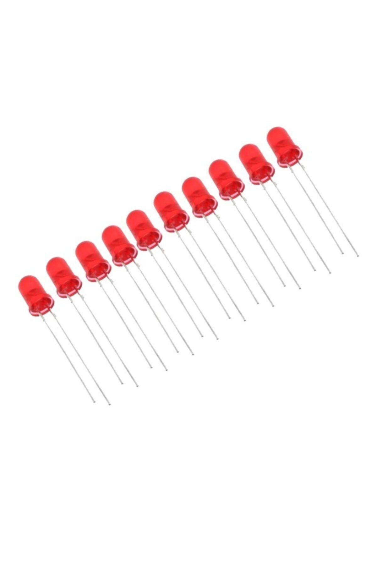 chester 5 mm Kırmızı Led 50 Adet Kırmızı Led 5 mm 3 Volt