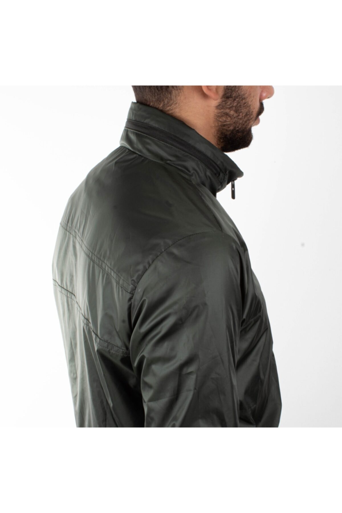 Qwerty Mont Yağmurluk Gizli Kapşonlu