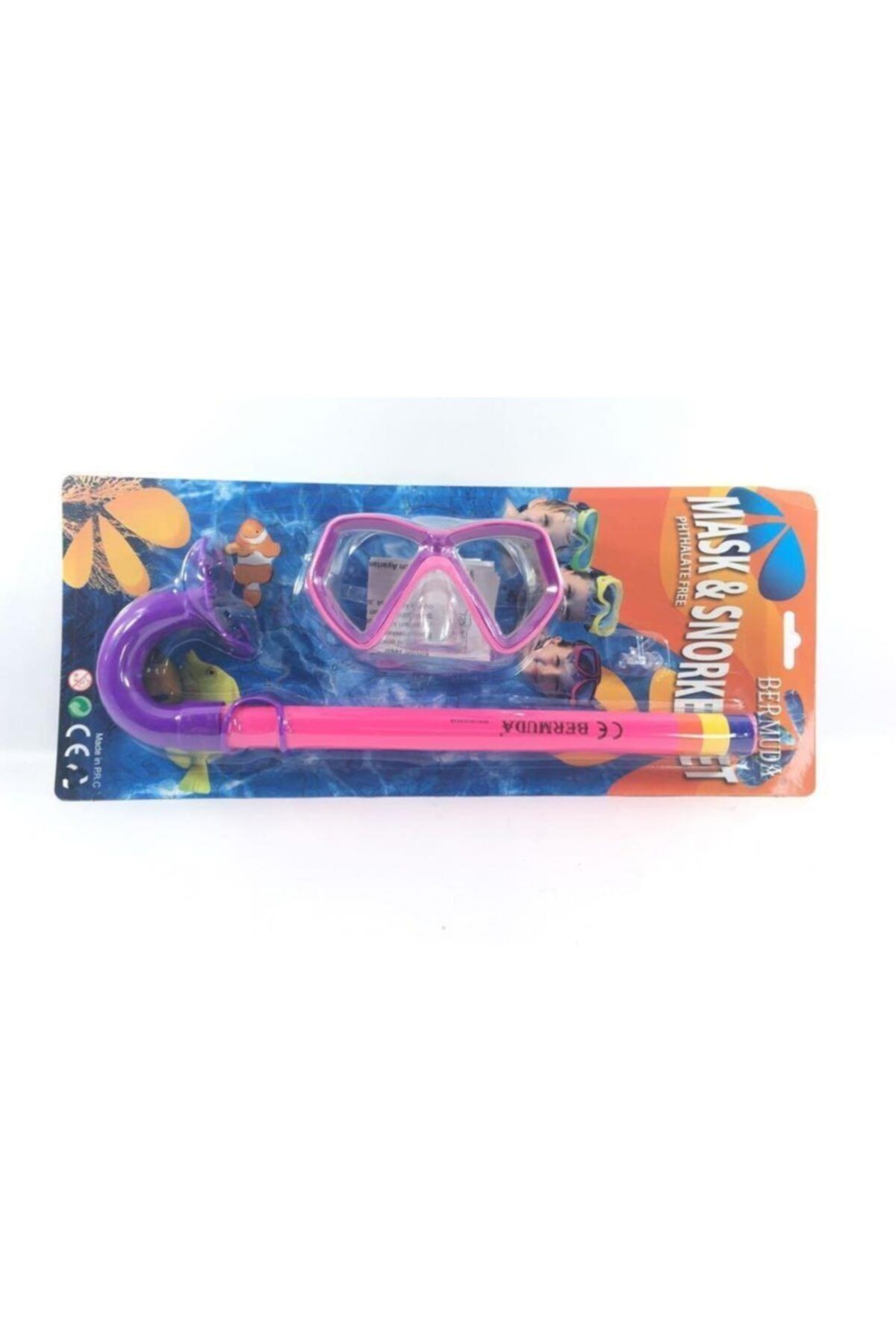 BERMUDA Çocuk Maske Şnorkel Seti - 66047c - Pembe