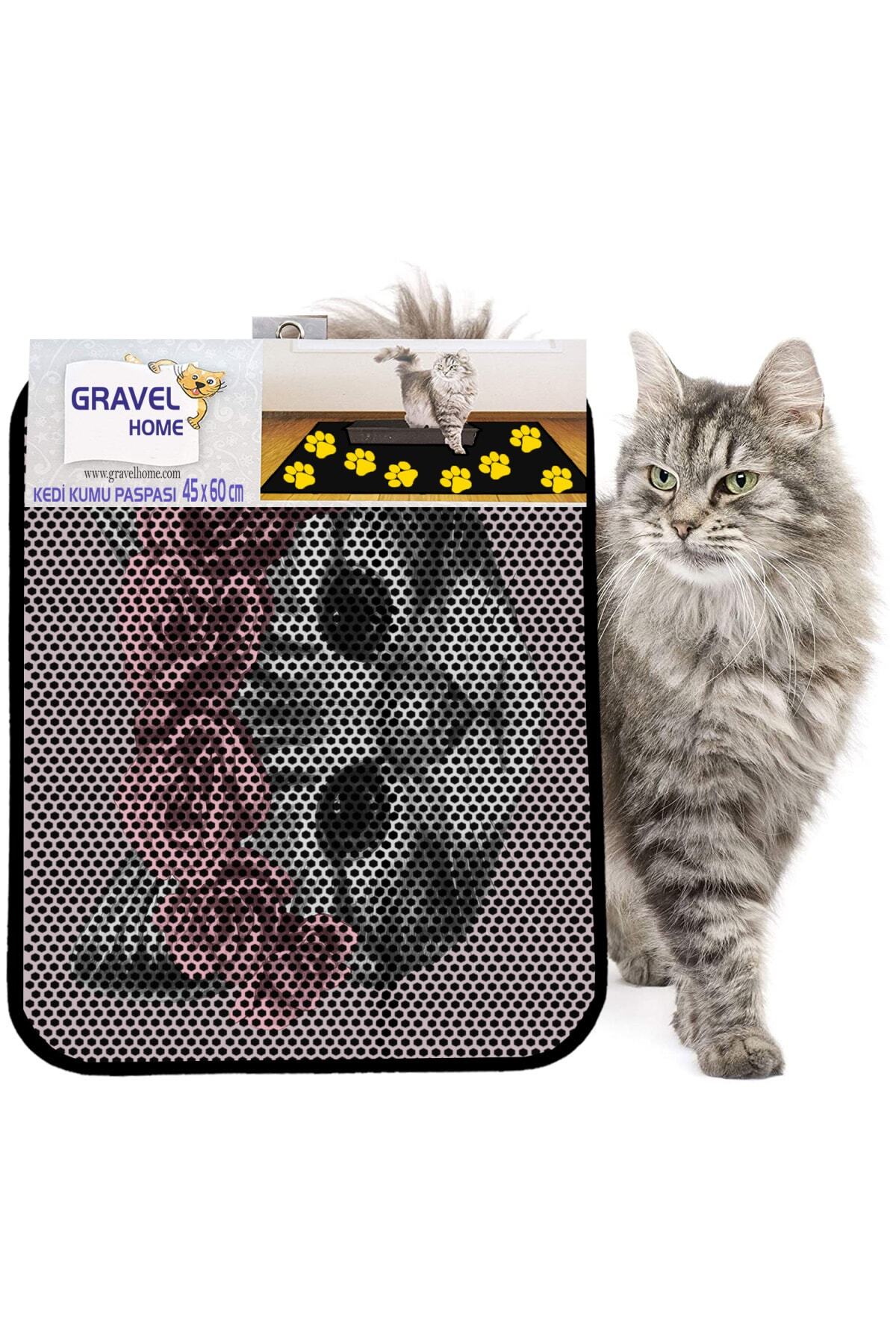 Gravel Kedi Kumu Paspası Yeni Sezon 45 X 60 cm Nrszn0200