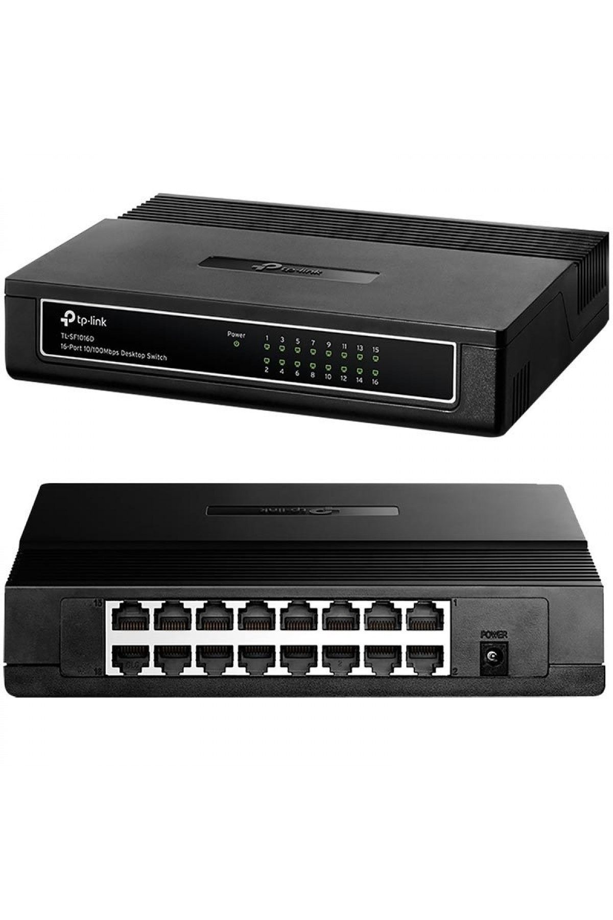TP Link Tl-sf1016d 16-port 10/100mbps Tak ve Kullan % 70 Enerji Tasarruflu Switch