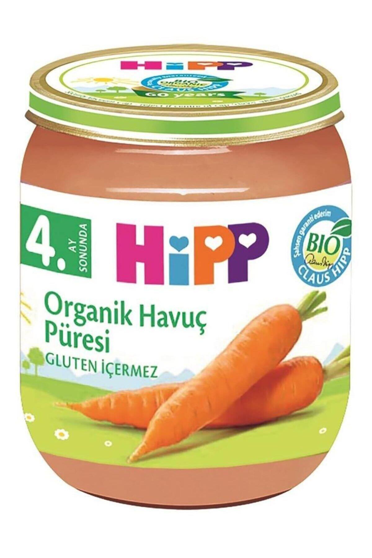 Hipp Organik Havuç Püresi Kavanoz Mama 125 Gr +4 Ay